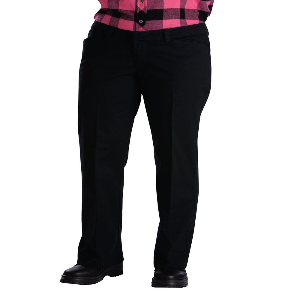 black twill pants women's