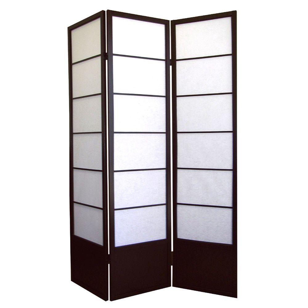 Ore International 5 83 Ft Espresso 3 Panel Room Divider R5419 The Home Depot - Home Depot Wall Dividers Ore International 5 83 Ft Espresso 3 Panel Room Divider R5419 The Home Depot - Home Depot Wall Dividers