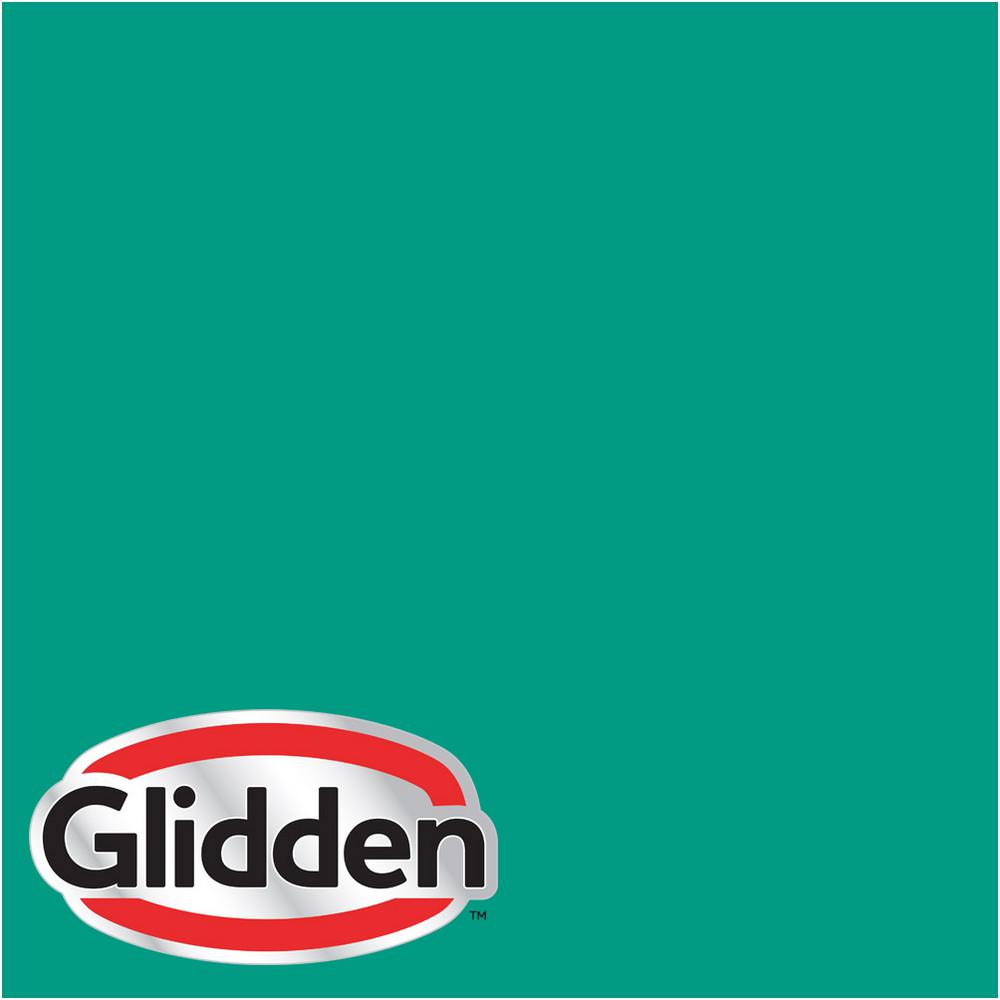 Glidden Premium 1 Gal Hdgb01d Miami Jade Flat Interior Paint With Primer