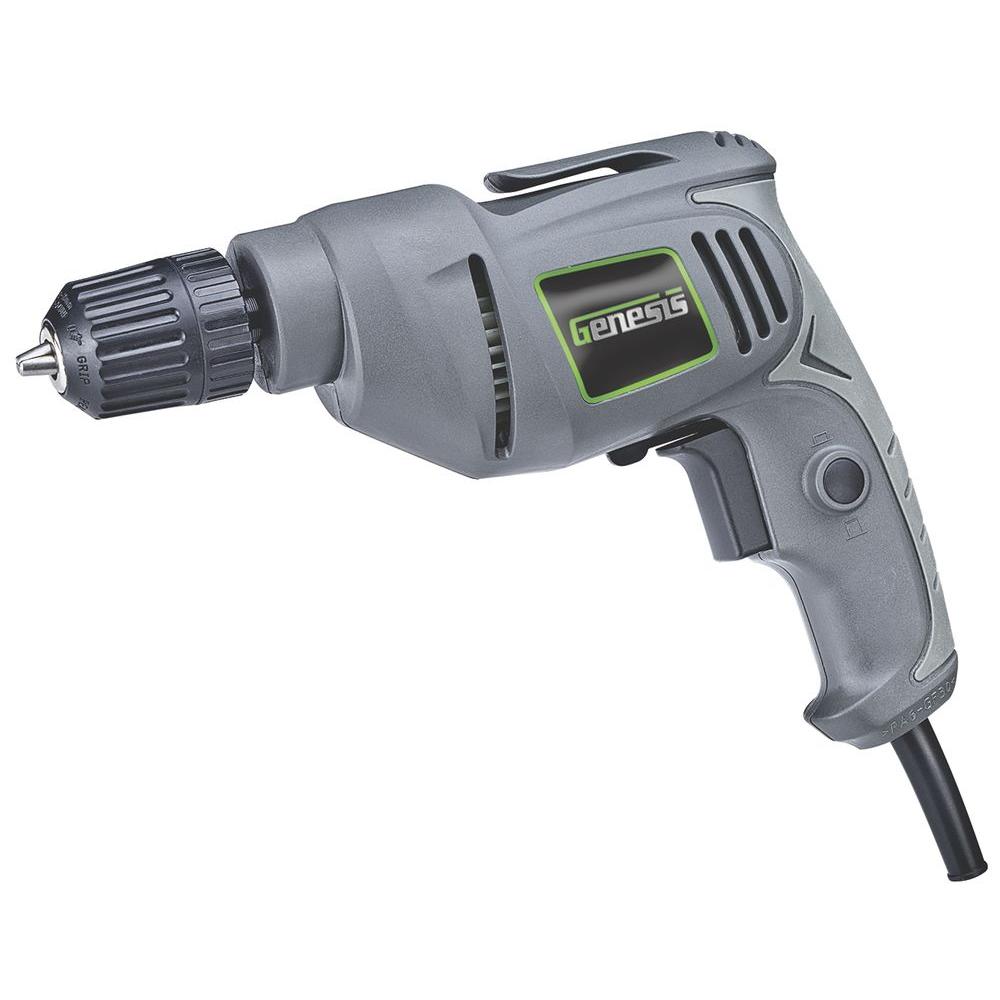 Genesis 3/8 in. Variable Speed Reversible Electric DrillGD38B The