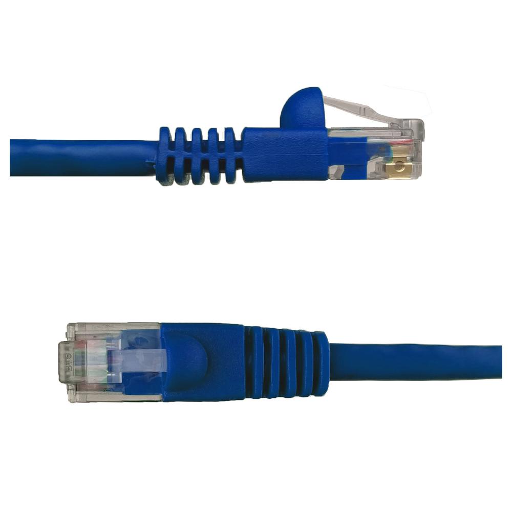 NTW 50 ft. Cat6 Snagless Unshielded (UTP) Network Patch Cable, Blue345