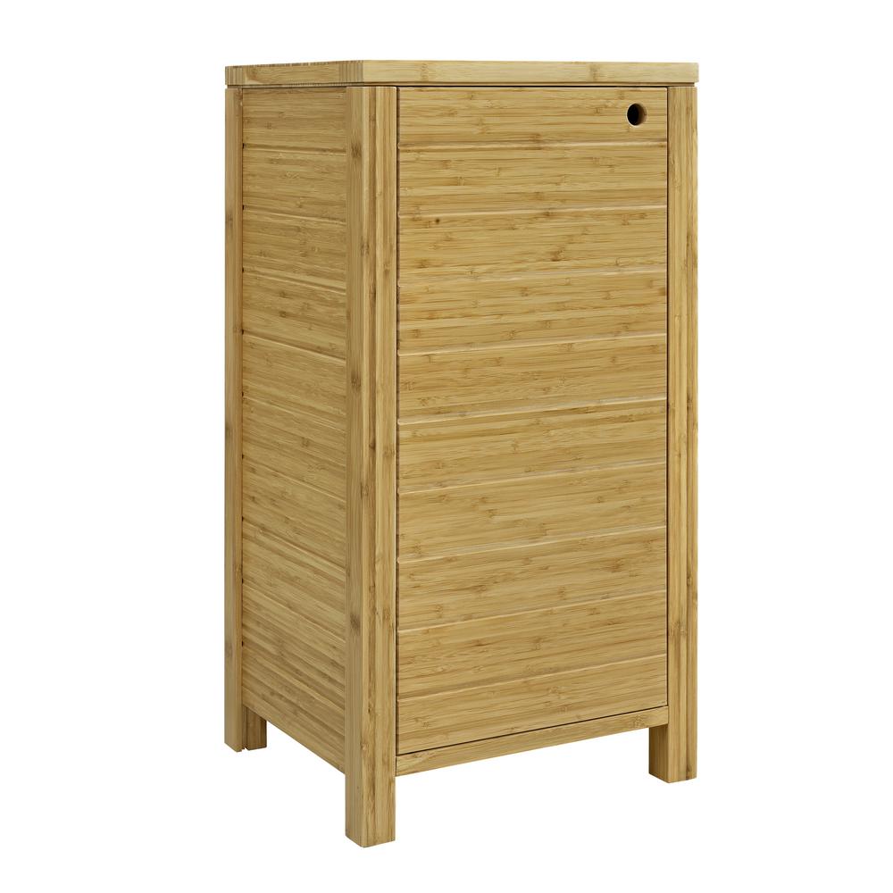 Linon Home Decor Sloan Natural Bamboo Floor Cabinet Thd01816 The