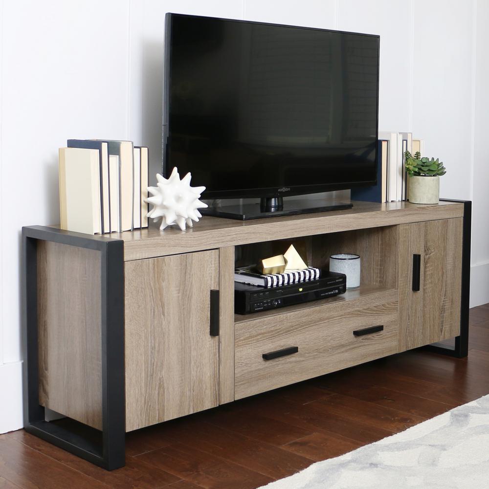Walker Edison Furniture Company Urban Blend Driftwood Entertainment Walker Edison Furniture Company Urban Blend Driftwood Entertainment Center Hd60ubc22ag The Home Depot