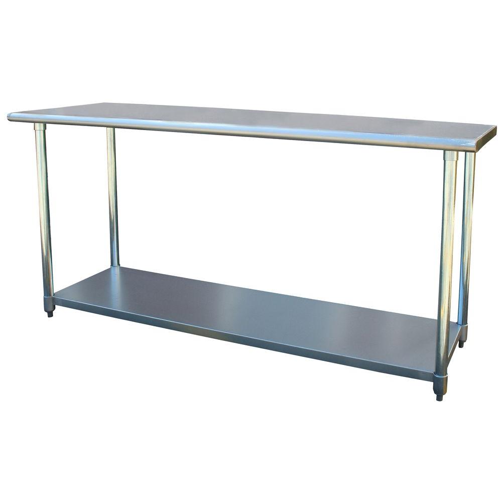 Sportsman Stainless Steel Kitchen Utility Table Sswtable72 The Home Depot