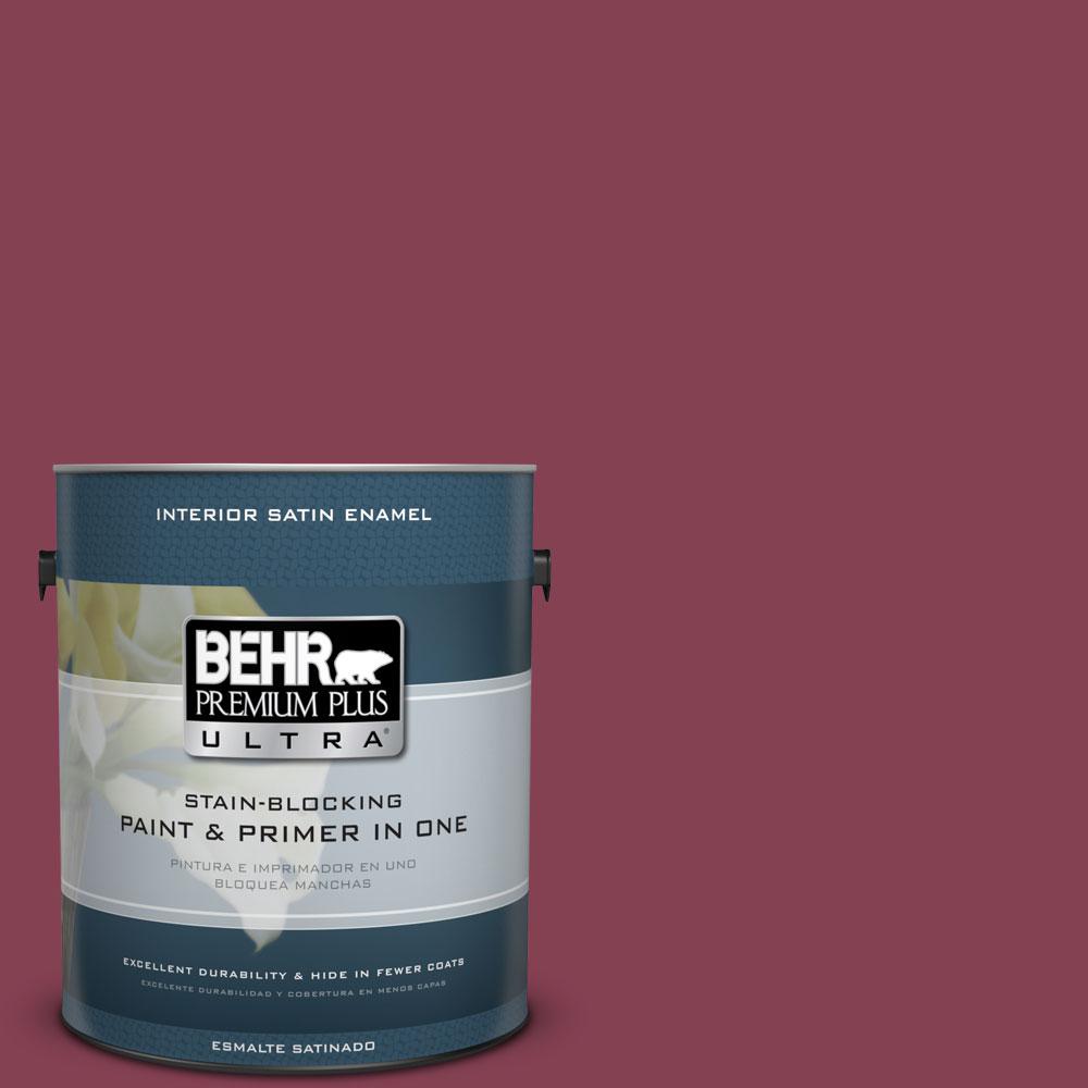 BEHR Premium Plus Ultra 1gal. M1307 Sugar Beet Satin Enamel Interior