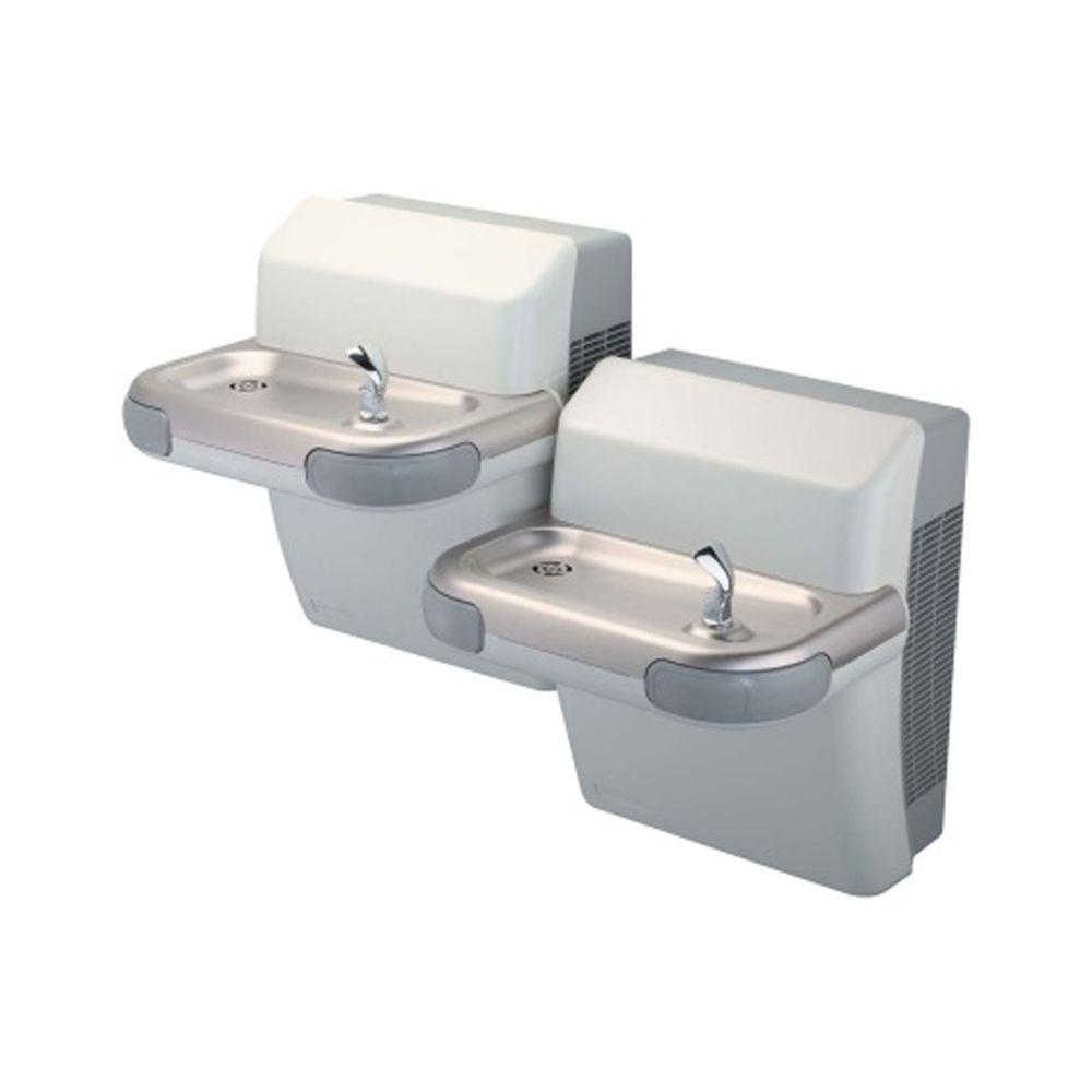 Halsey Taylor Voyager BiLevel HTV8BLGFQ TTG ADA Wall Mounted Drinking Fountain with Glass