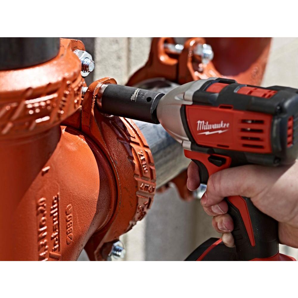 Milwaukee 3/8 in. Drive SAE SHOCKWAVE Deep Well Impact Socket Set (8