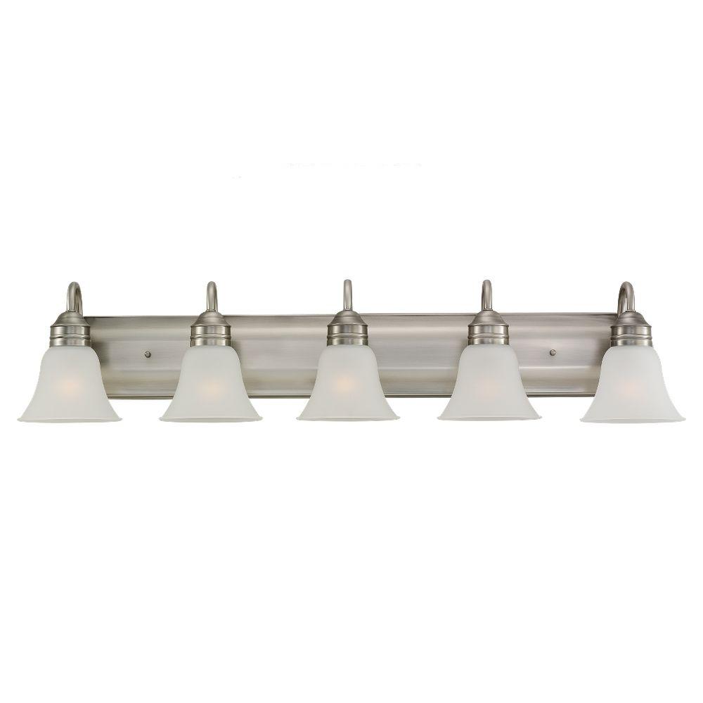 Sea Gull Lighting Gladstone 41 25 In W 5 Light Antique Brushed