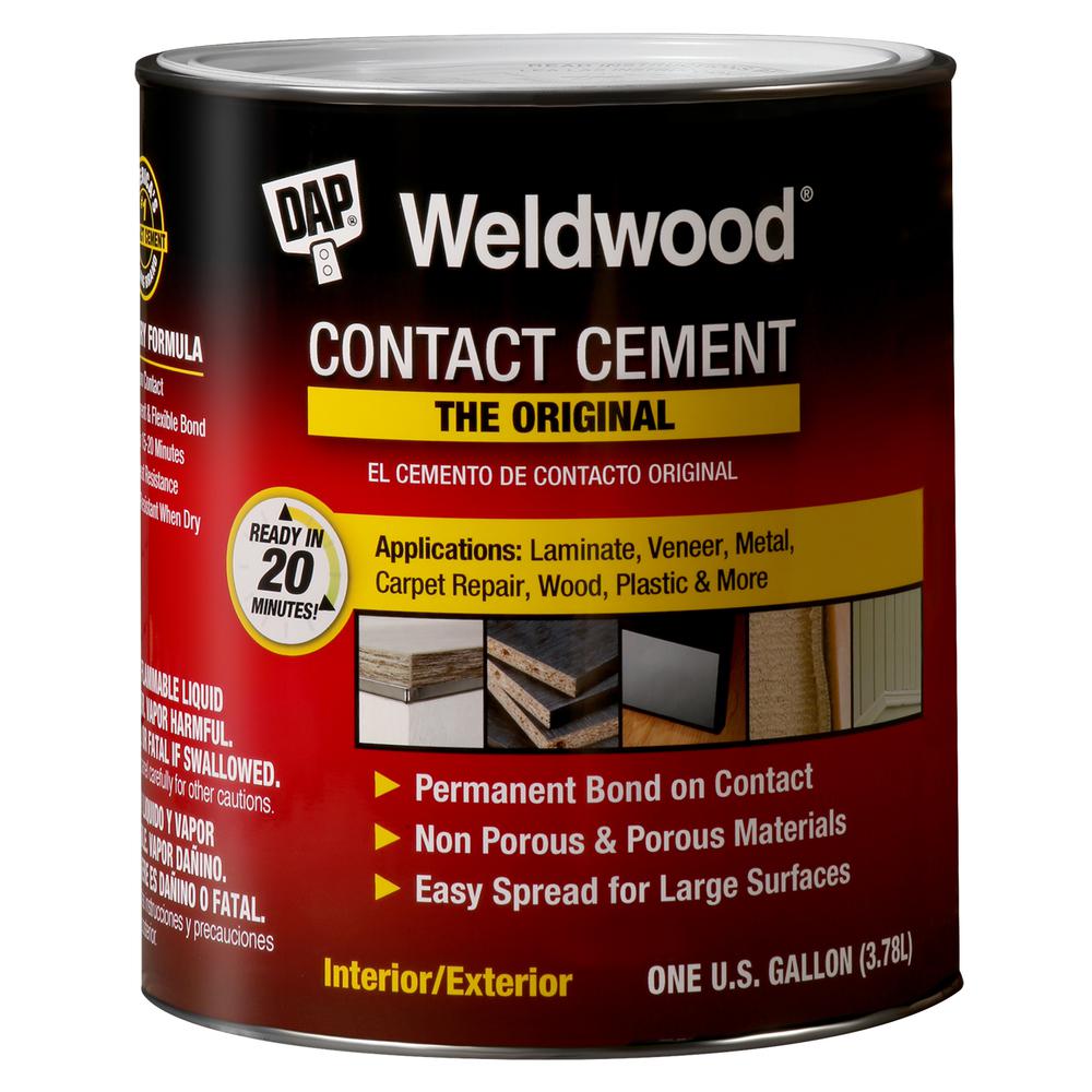 DAP Weldwood 128 fl. oz. Original Contact Cement-00273 - The Home Depot