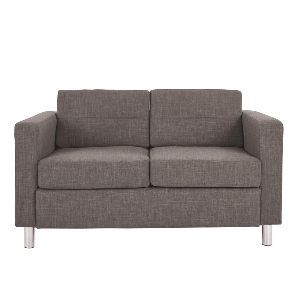 Office Star Products Pacific Cement Fabric Loveseat Pac52 M59 The