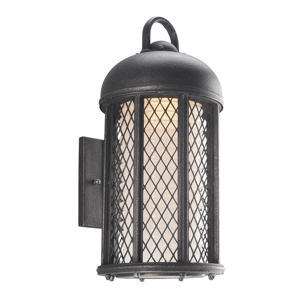 Troy Lighting Signal Hill Aged Silver Outdoor Wall Mount SconceB4482