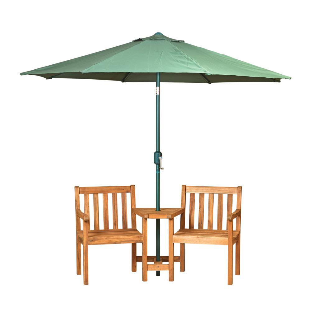 65 Inch Long Wooden Jack And Jill Patio Set 1555090ec The Home Depot