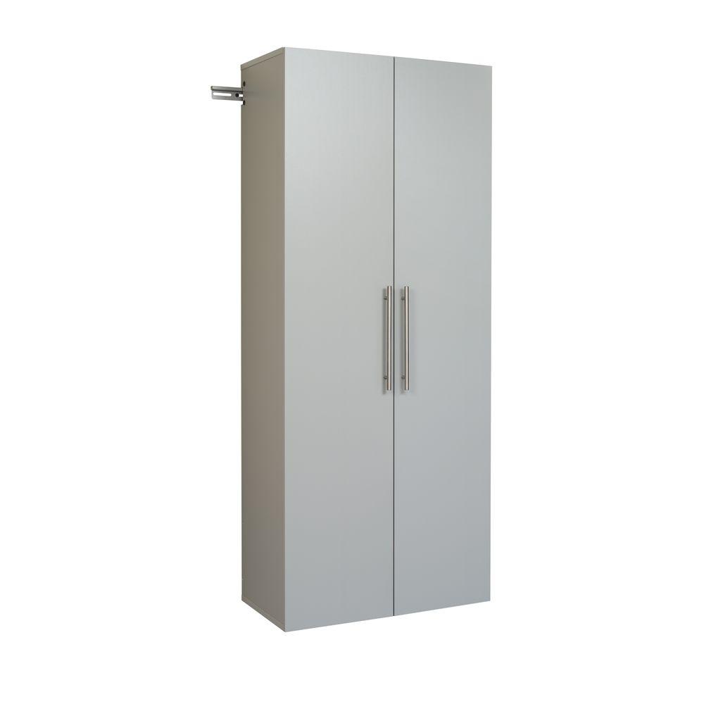 Prepac Hangups Collection 72 In H X 30 W 16 D Wall Mounted Cabinet Storage Light Gray Prepac Hangups Collection 72 In H X 30 W 16 D Wall Mounted Cabinet Storage Light Gray