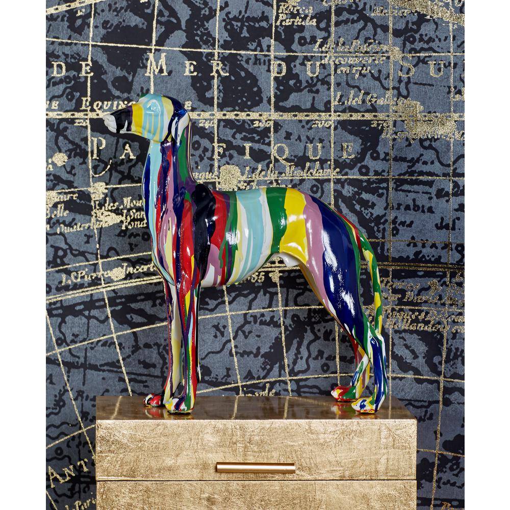 Litton Lane Polystone Standing Dalmatian Dog Sculpture With Drizzled Litton Lane Polystone Standing Dalmatian Dog Sculpture With Drizzled Paint Design 44253 The Home Depot