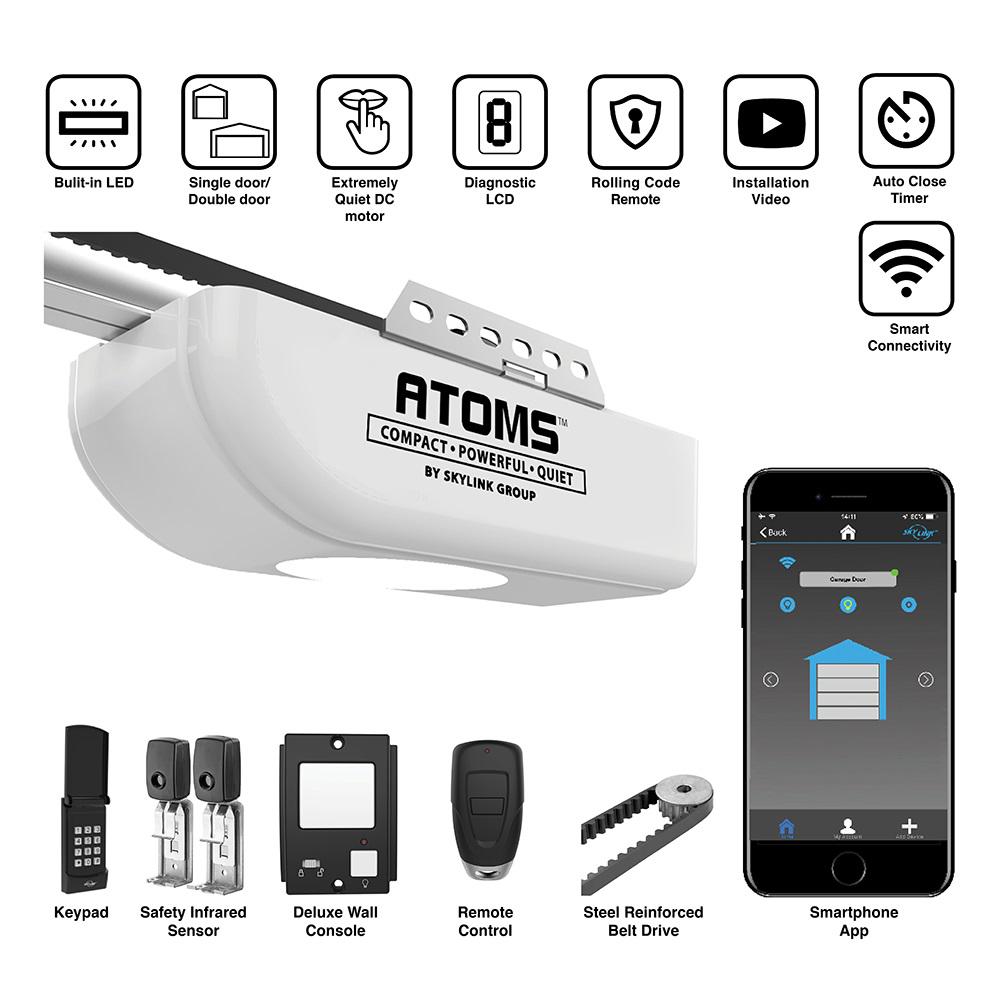 Skylink 1 2 Hpf Garage Door Opener With Extremely Quiet Dc Motor