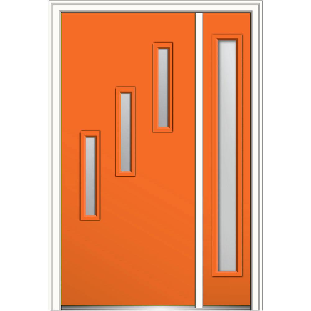 Orange Front Doors Exterior Doors The Home Depot