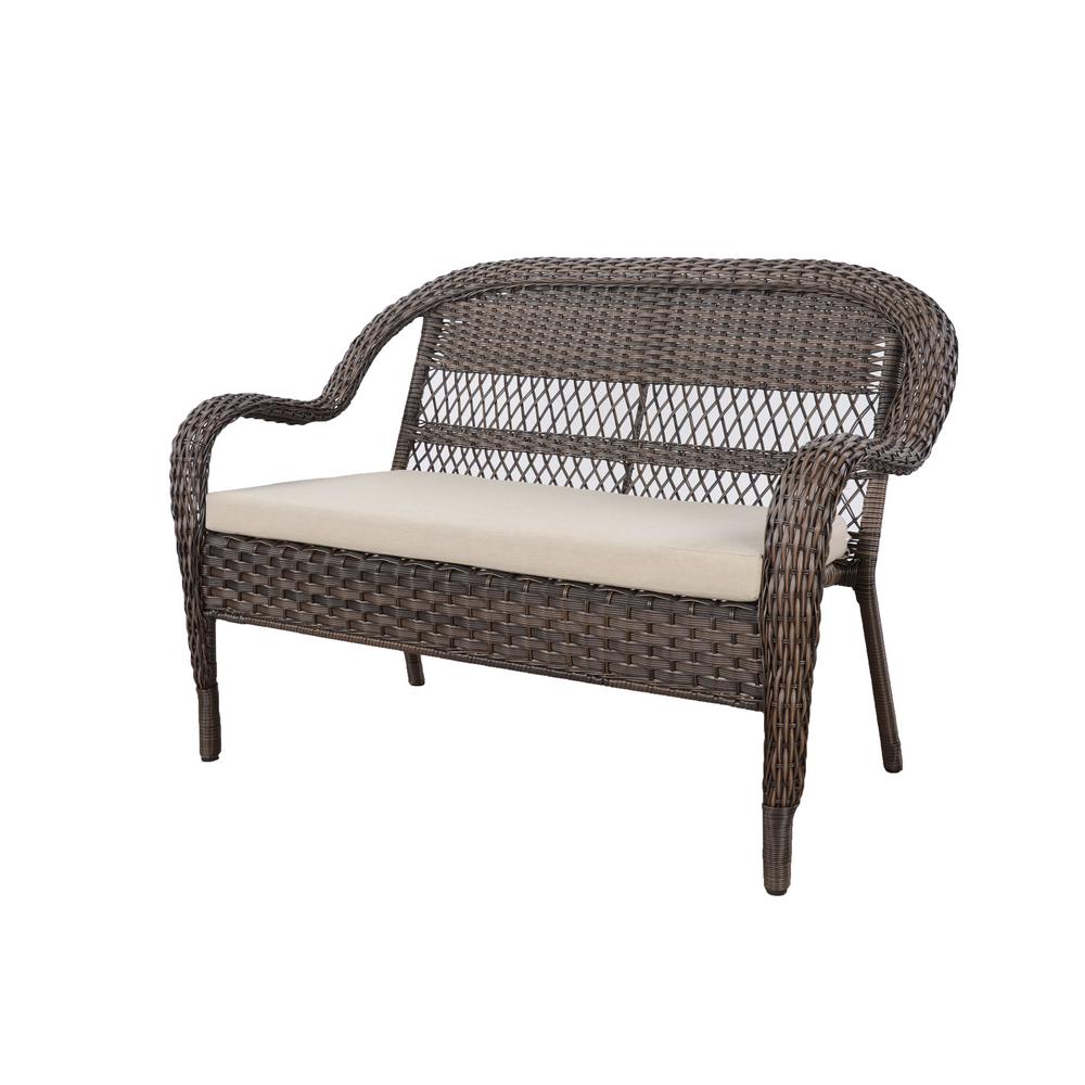 Stylewell Mix And Match Brown Wicker Outdoor Patio Loveseat With Beige Cushions 65 183363 The Home Depot - Brown Wicker Patio Furniture Home Depot Stylewell Mix And Match Brown Wicker Outdoor Patio Loveseat With Beige Cushions 65 183363 The Home Depot - Brown Wicker Patio Furniture Home Depot