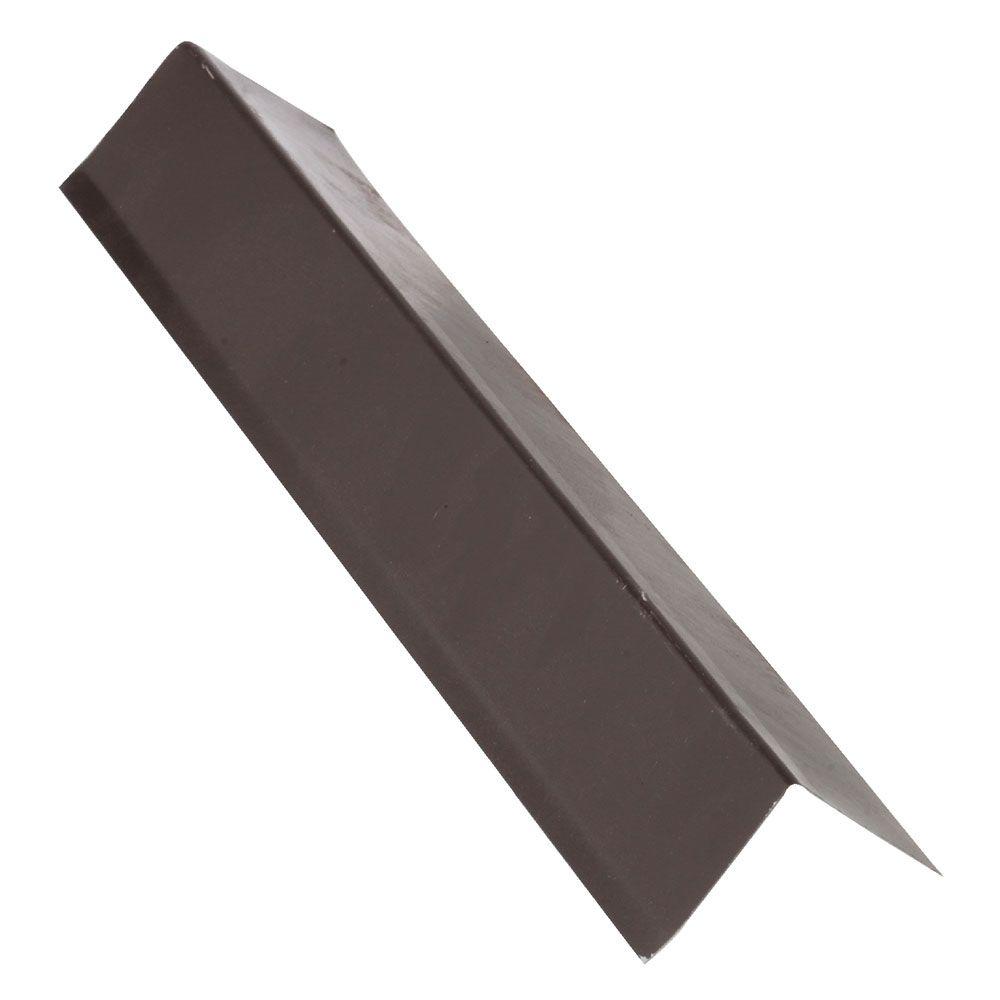 Construction Metals 1/2 in. x 3/8 in. x 2 in. x 10 ft. Galvanized Steel Siding Z Bar Flashing