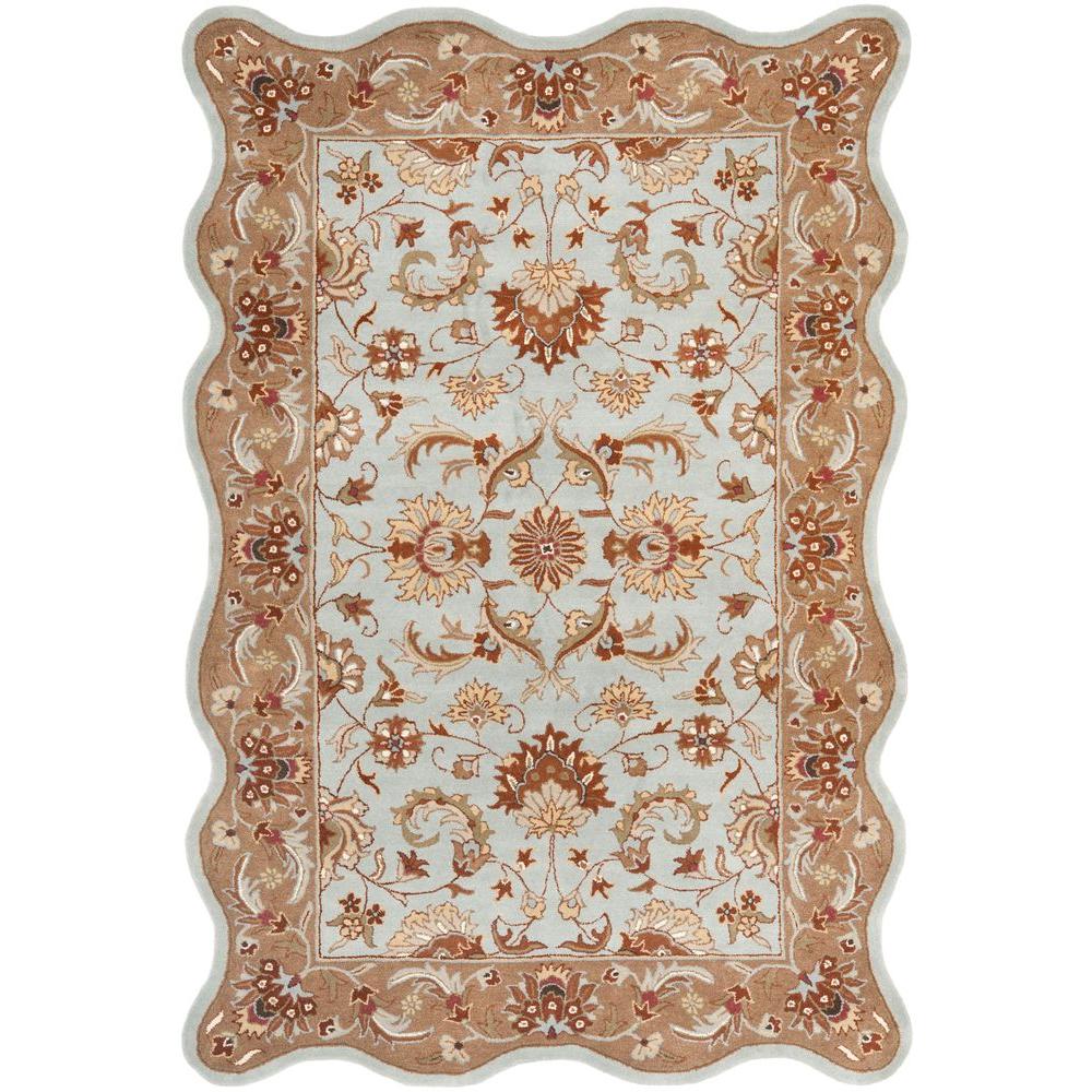 Safavieh Heritage Blue/Gold 9 ft. x 12 ft. Area RugHG958A912 The