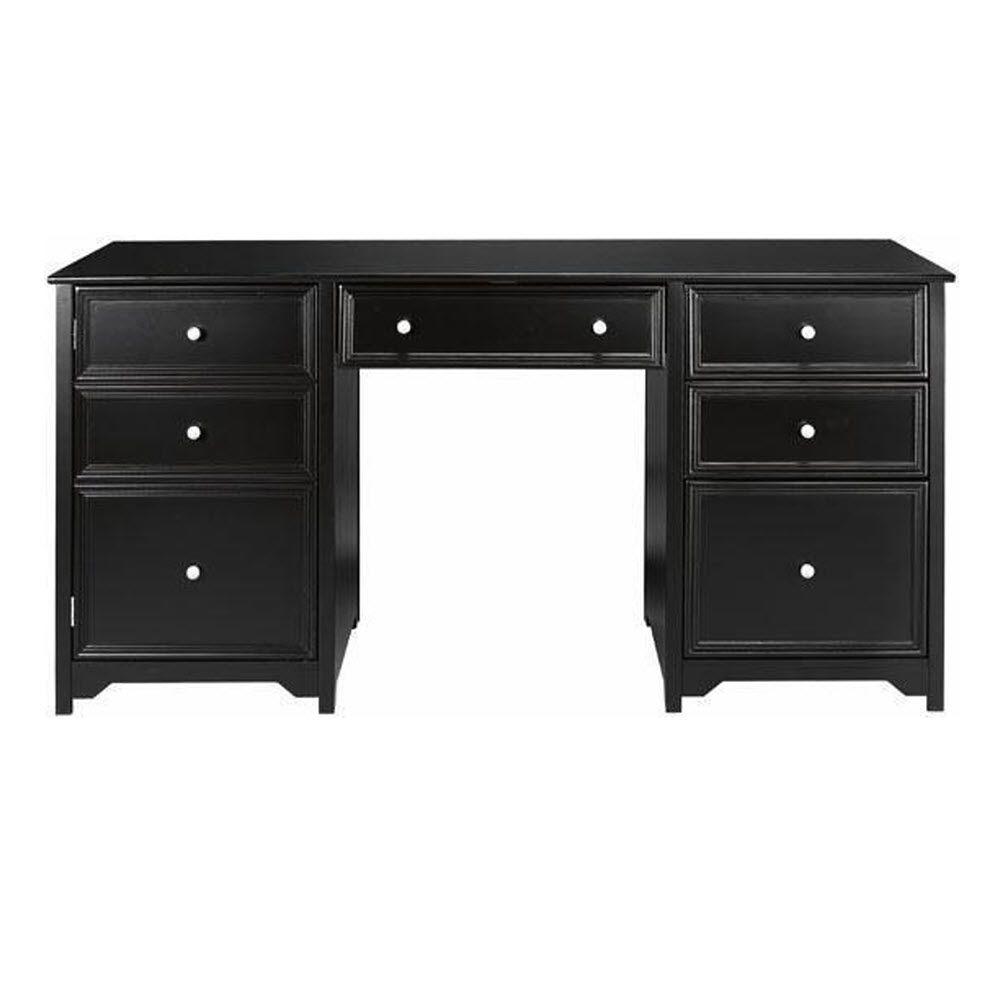 Black Desks Home Office Furniture The Home Depot