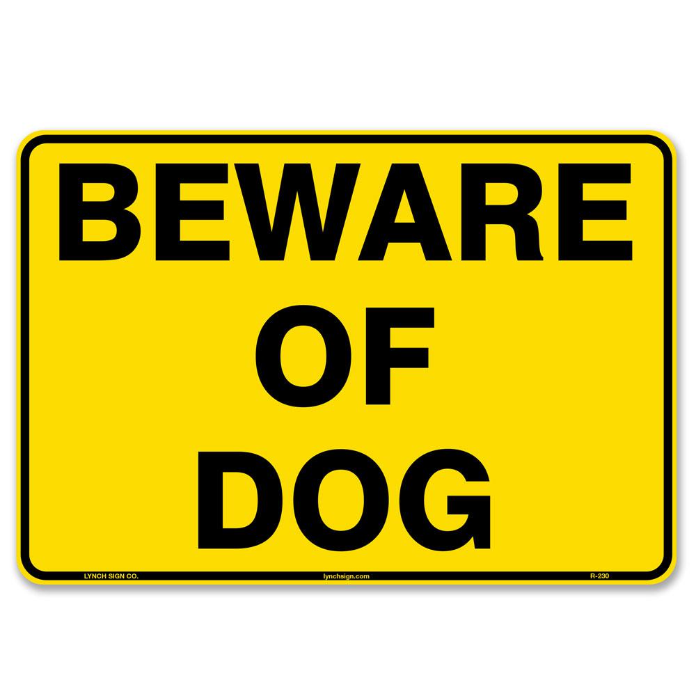 beware of a dog