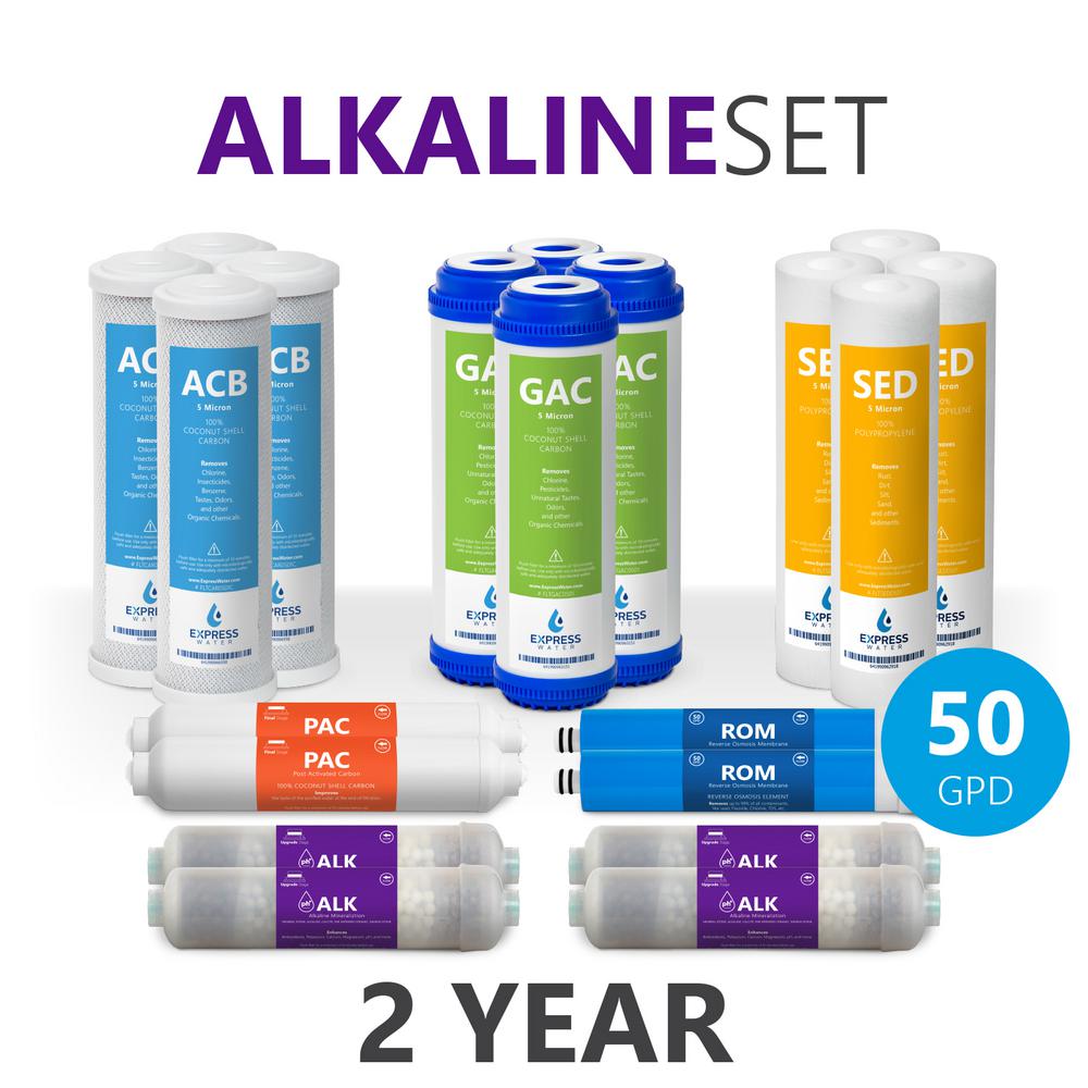 Express Water 2Year Alkaline Reverse Osmosis System Replacement Filter