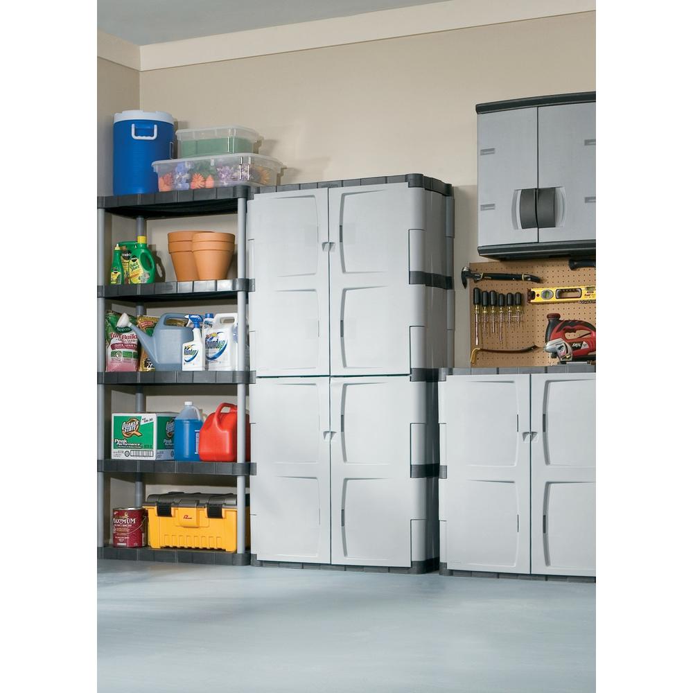 Rubbermaid Home 72 In H X 36 In W X 18 In D Gray Resin Full