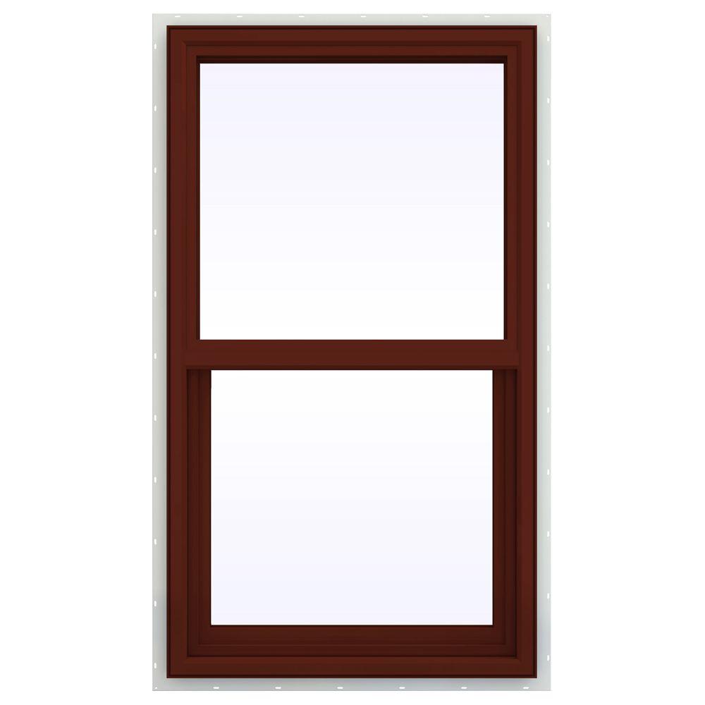 JELDWEN 23.5 in. x 41.5 in. V4500 Series Single Hung Vinyl Window