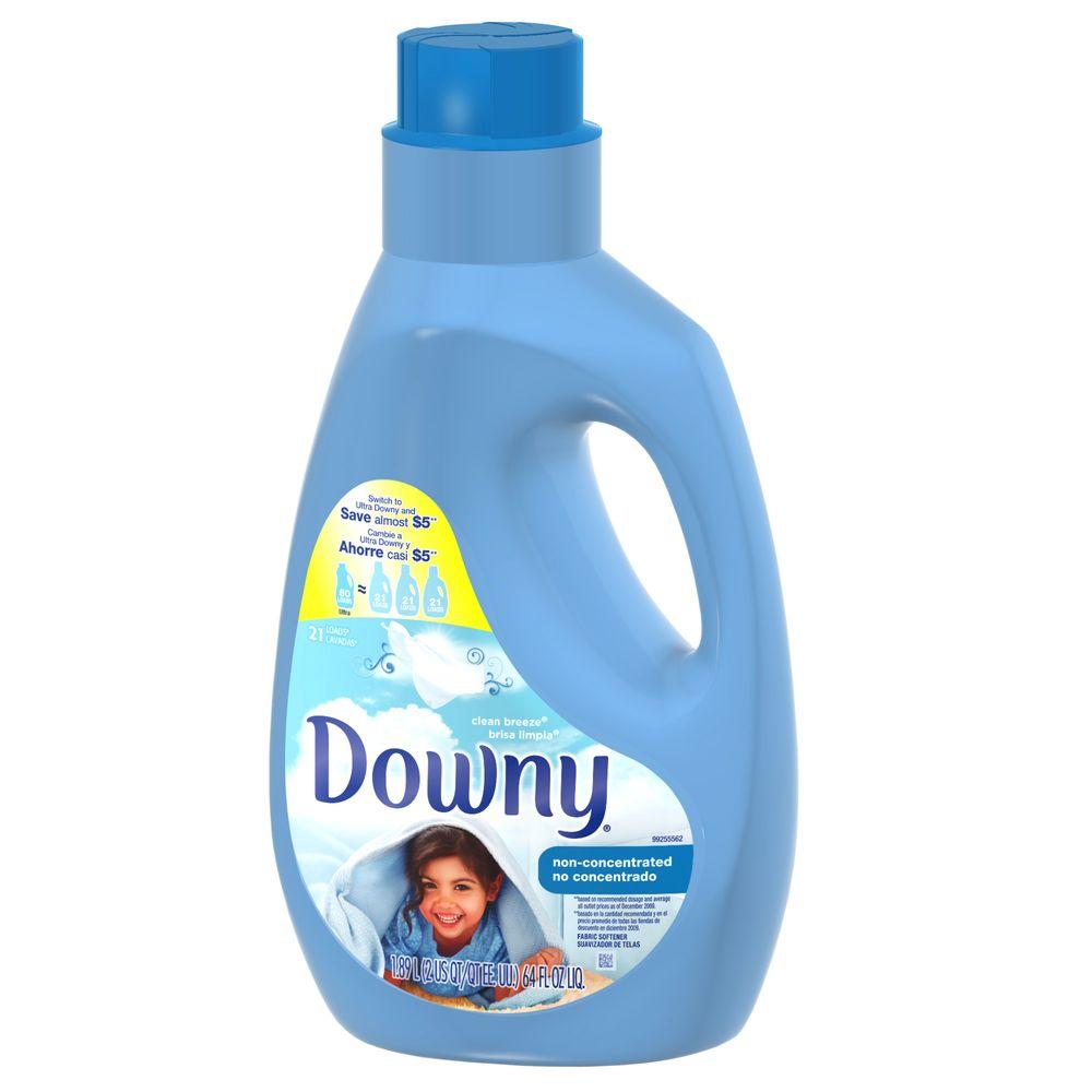Downy 64 oz. NonConcentrated Fabric Softener with Clean Breeze Scent