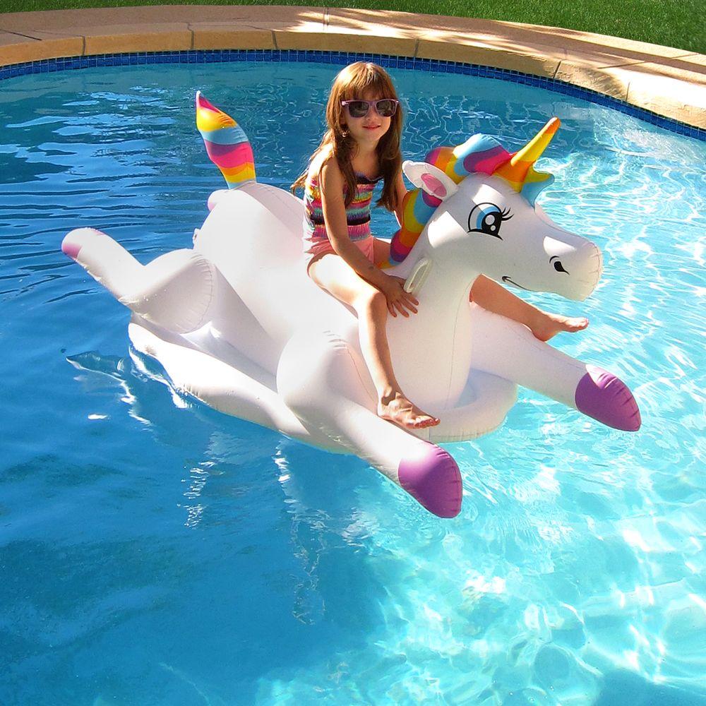 unicorn inflatable pool toy