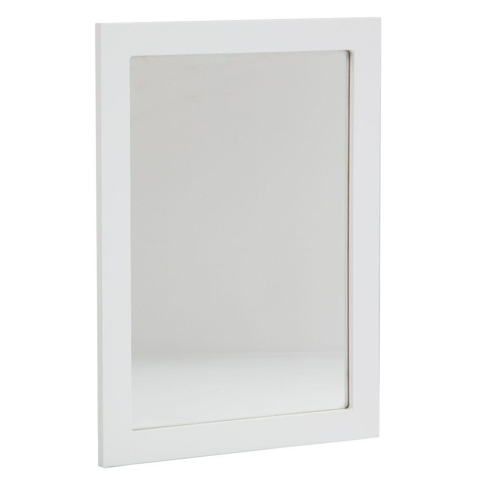 Glacier Bay Lancaster 20 In L X 27 W Framed Wall Mirror Glacier Bay Lancaster 20 In L X 27 W Framed Wall Mirror