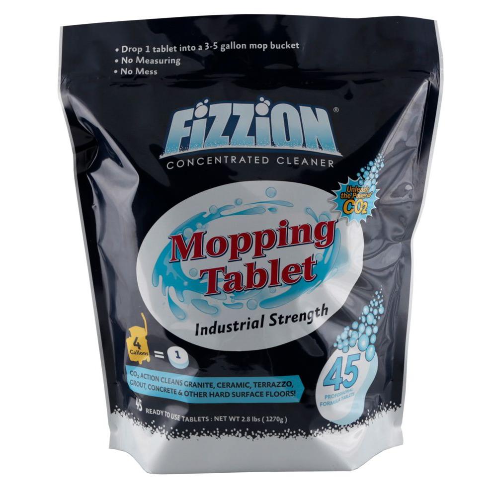Fizzion 5 Gal. Tablet Drop and Mop Floor Cleaner (45Count)1568565B