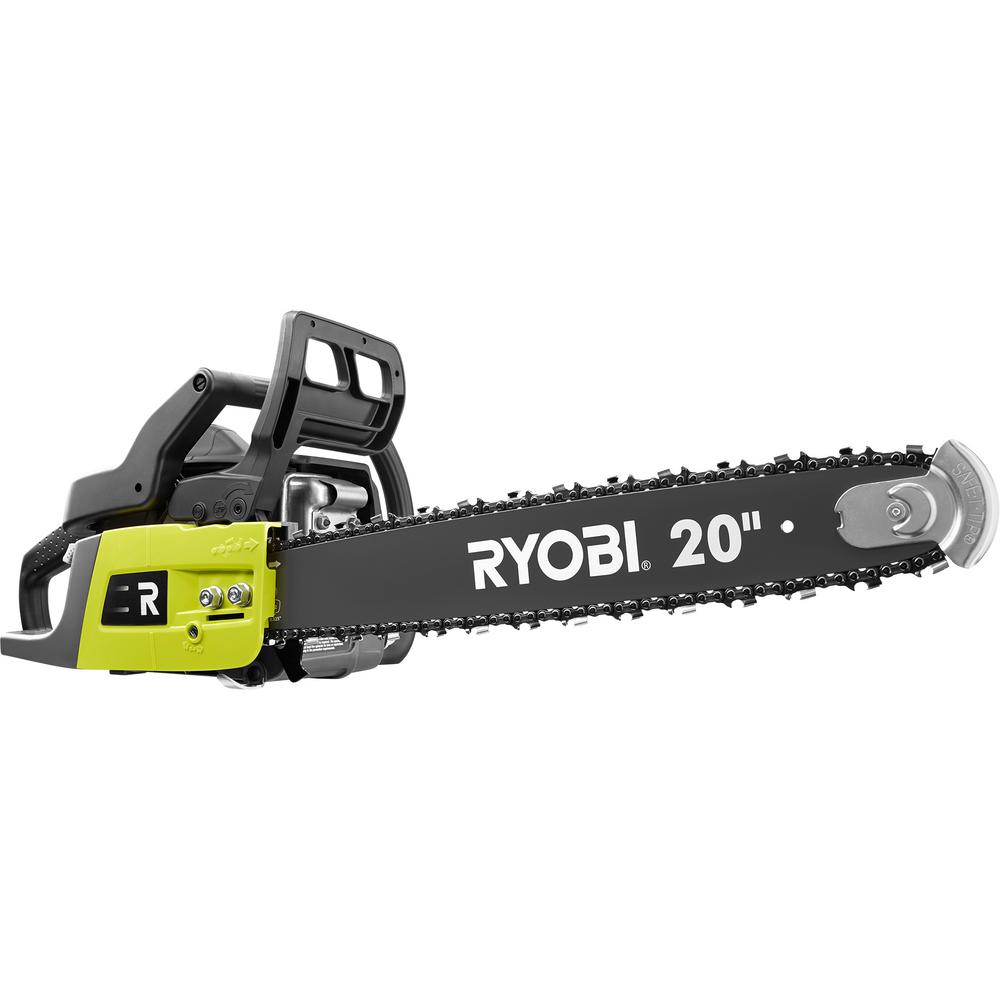 RYOBI 20 in. 50cc 2-Cycle Gas Chainsaw with Heavy-Duty ...
