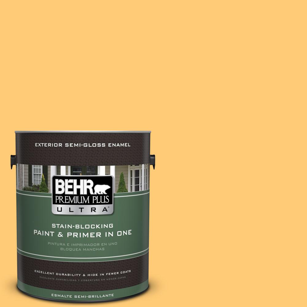 BEHR Premium Plus Ultra 1gal. 310B5 Spiced Butternut SemiGloss