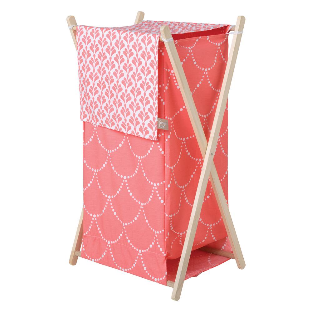 Trend Lab Shell Hamper Set 21597 The Home Depot Trend Lab Shell Hamper Set
