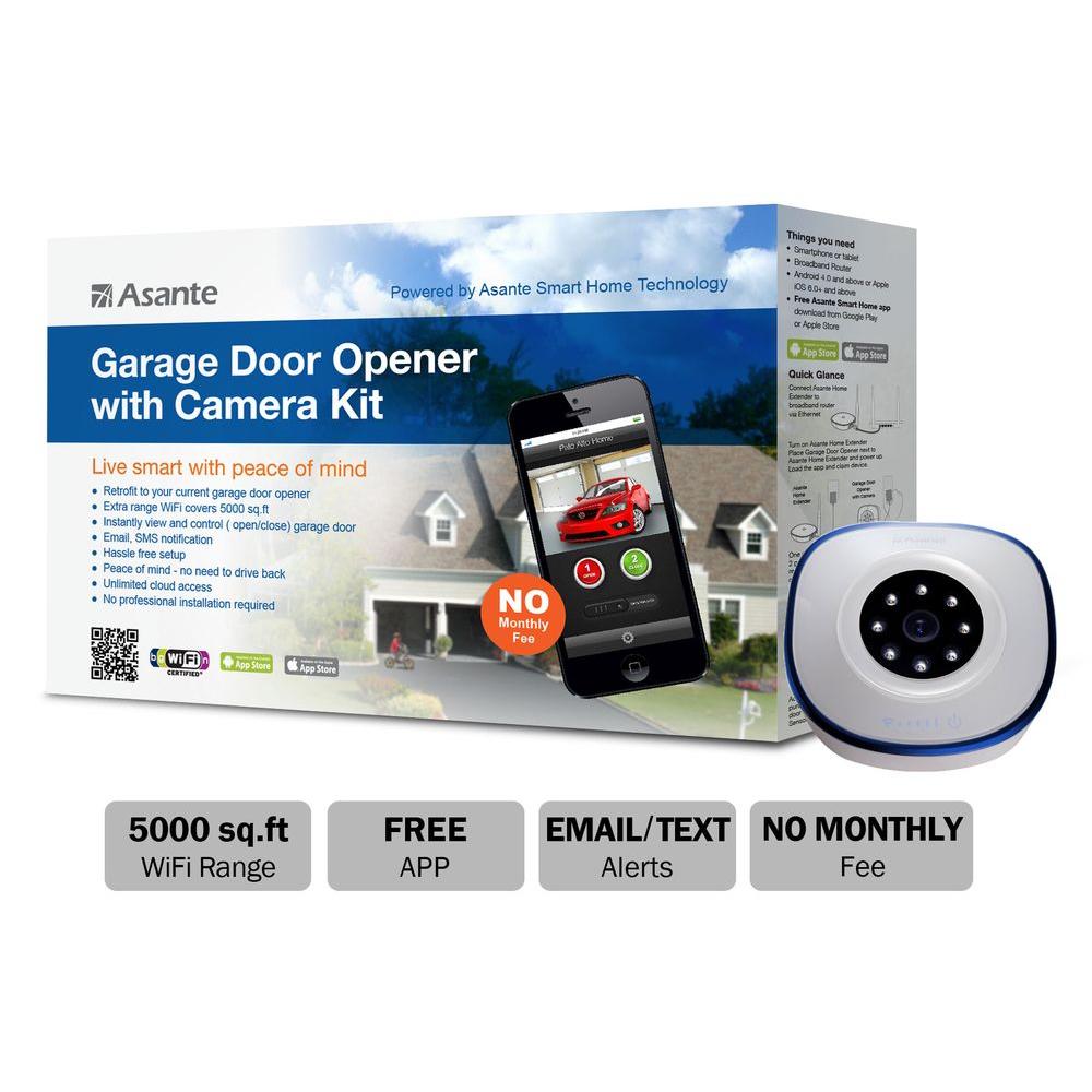 garage door monitor with camera