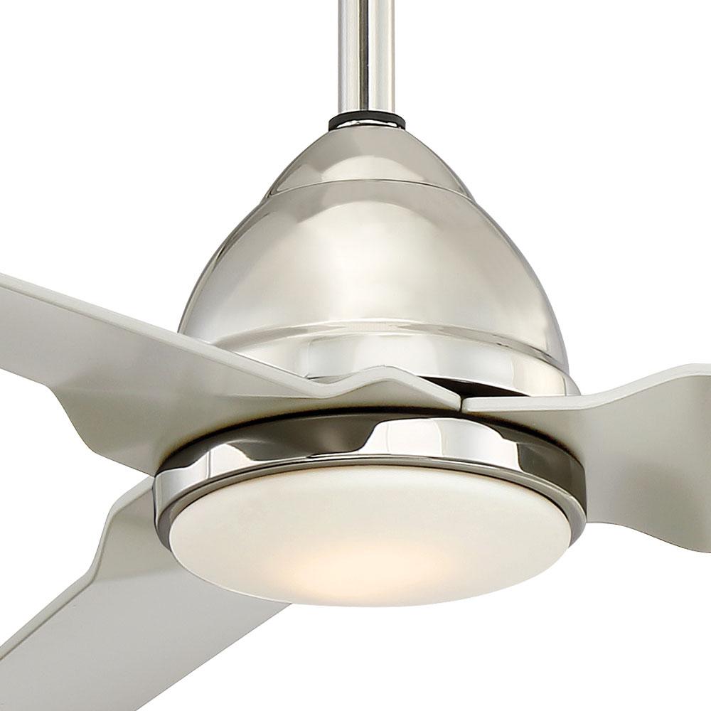 54 Minka Aire Java Led Brushed Nickel Wet Outdoor Ceiling Fan With Remote Control And Etched Opal Glass Light Absolutebeauty Co Za