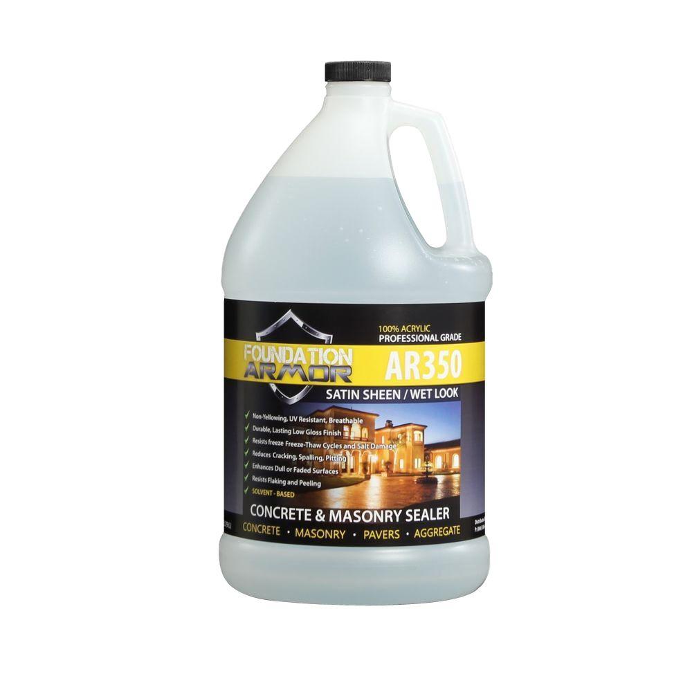 Foundation Armor Ultra Low VOC 1 gal. Wet Look Satin Sheen Acrylic Concrete, Paver and Aggregate