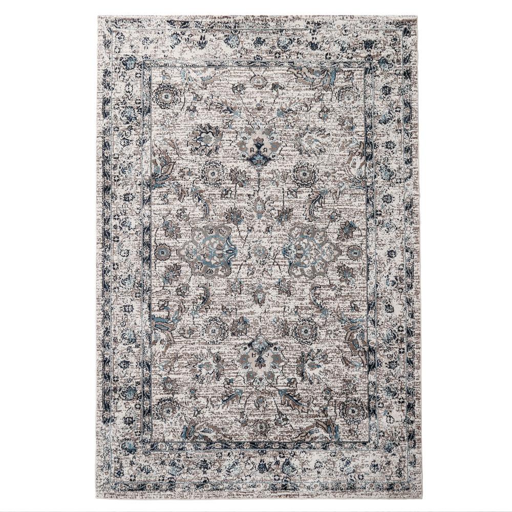Lnc Vintage Gray Turquoise 5 Ft X 7 Indoor Area Rug