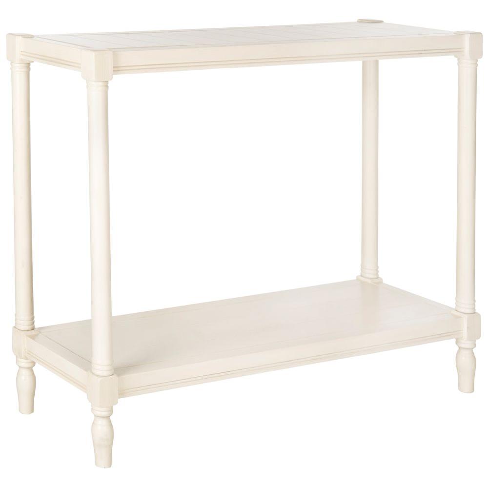 Safavieh Bela White Console Table AMH5735B - The Home Depot