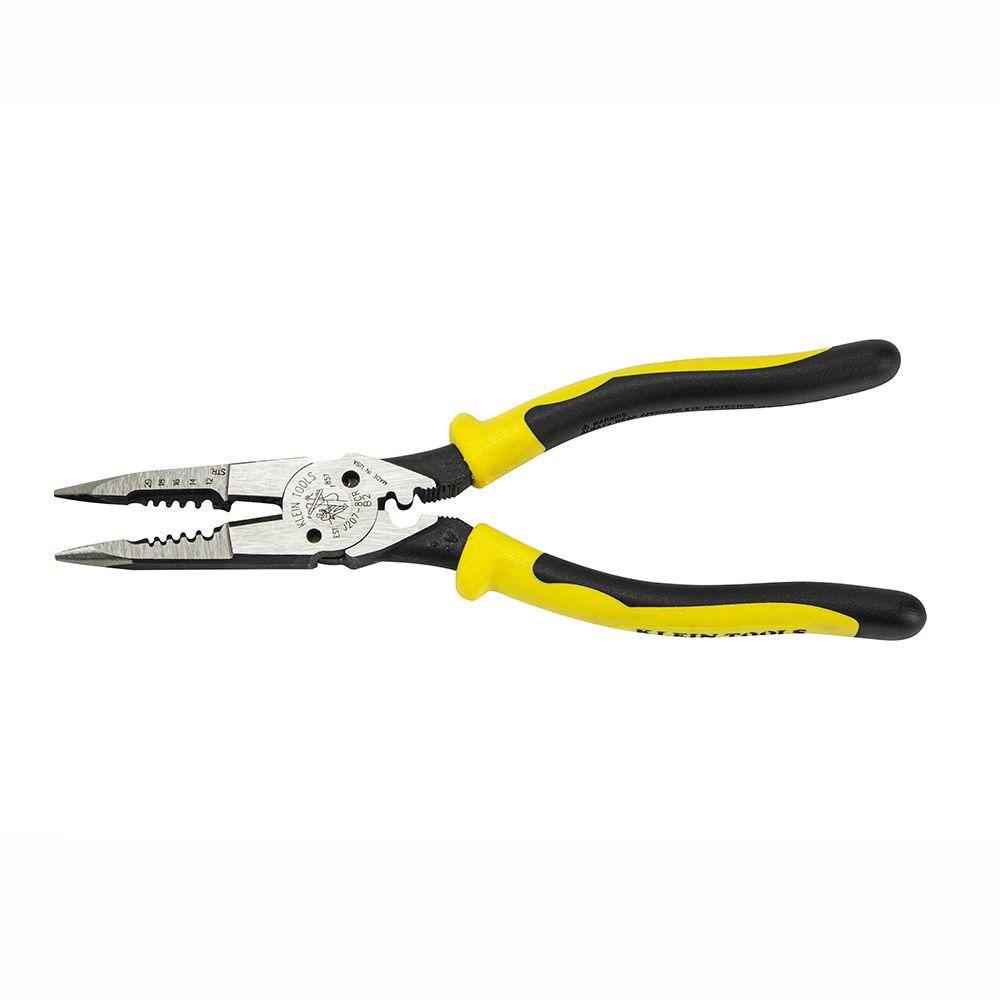 All-Purpose 6-in-1 Pliers8-1//2/" Long Nose Stripper Crimper Bolt Cutter