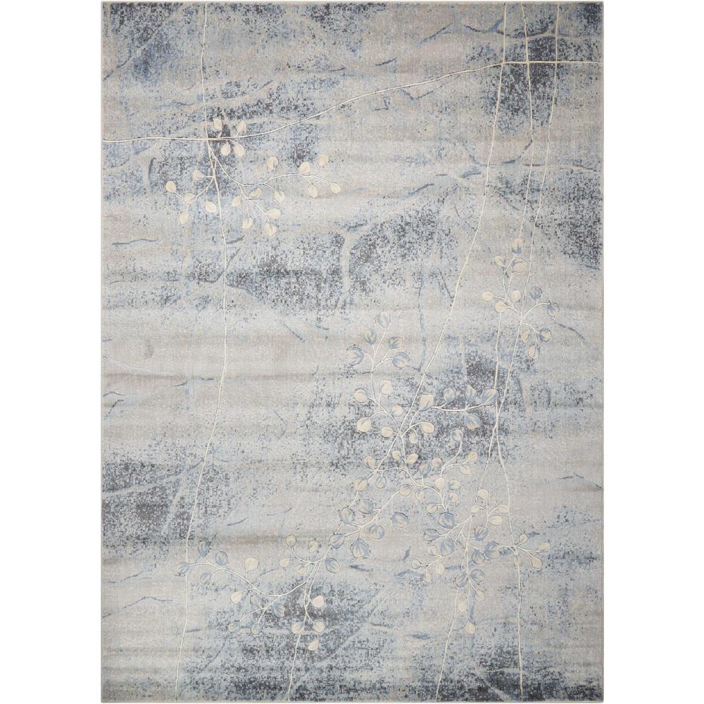 Nourison Somerset Silver Blue 8 Ft X 11 Area Rug