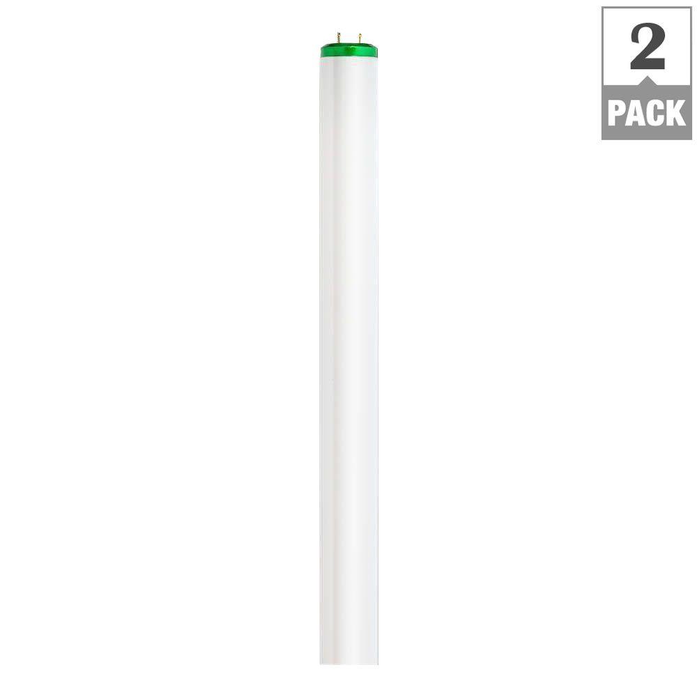 Philips 40 Watt 4 Ft T12 Alto Deluxe Linear Fluorescent Light Bulb Neutral 3500k 2 Pack