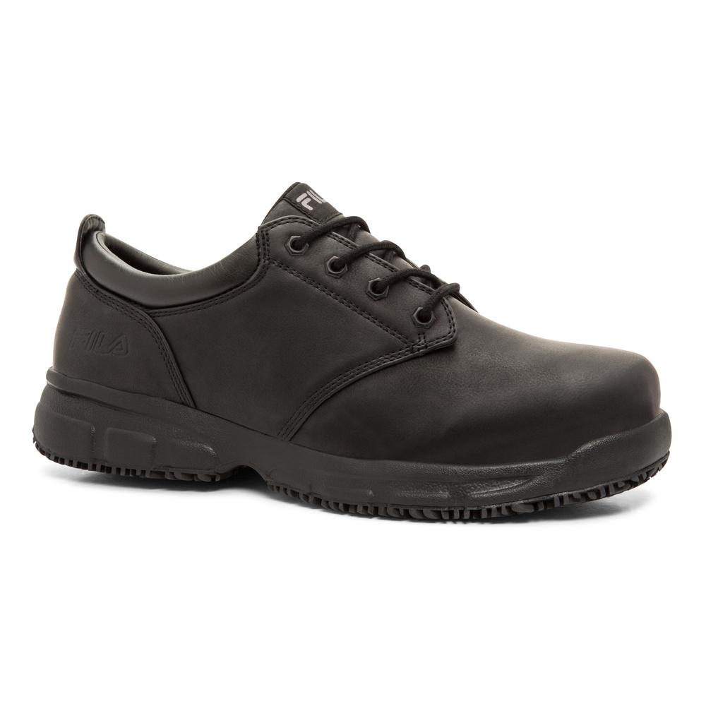 black casual work shoes