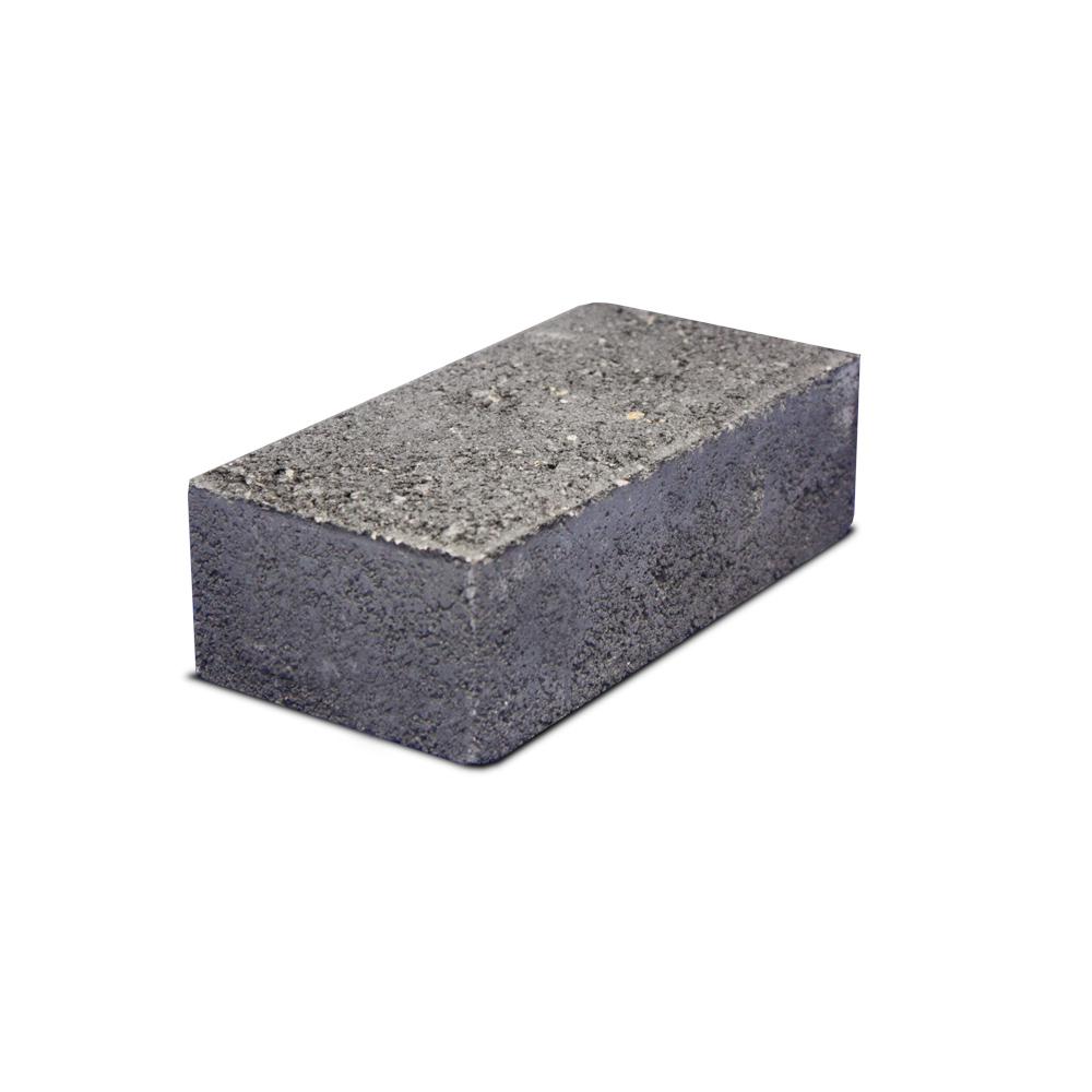 Holland 4 in. x 8 in. Red Charcoal Concrete Paver-PV060HOLLRUM - The ...