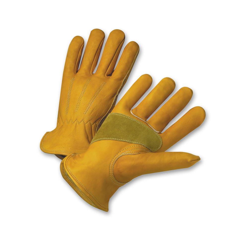 West Chester Grain Cowhide Leather Large Work Gloves-HD84000/LMCW12 ...