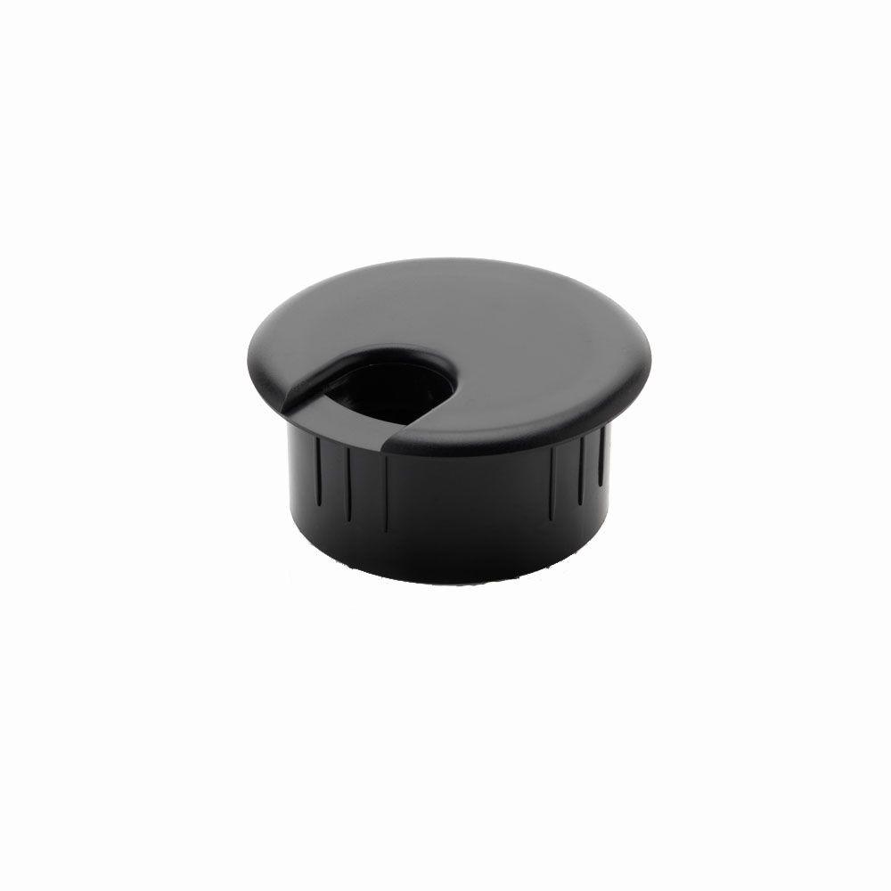 Commercial Electric 2 In Furniture Hole Cover Black 2 Cover