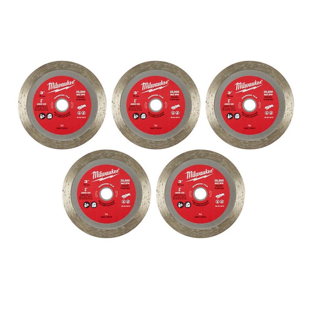 Milwaukee 3 in. Metal Cut Off Wheel (15Pack)499430005X The Home Depot