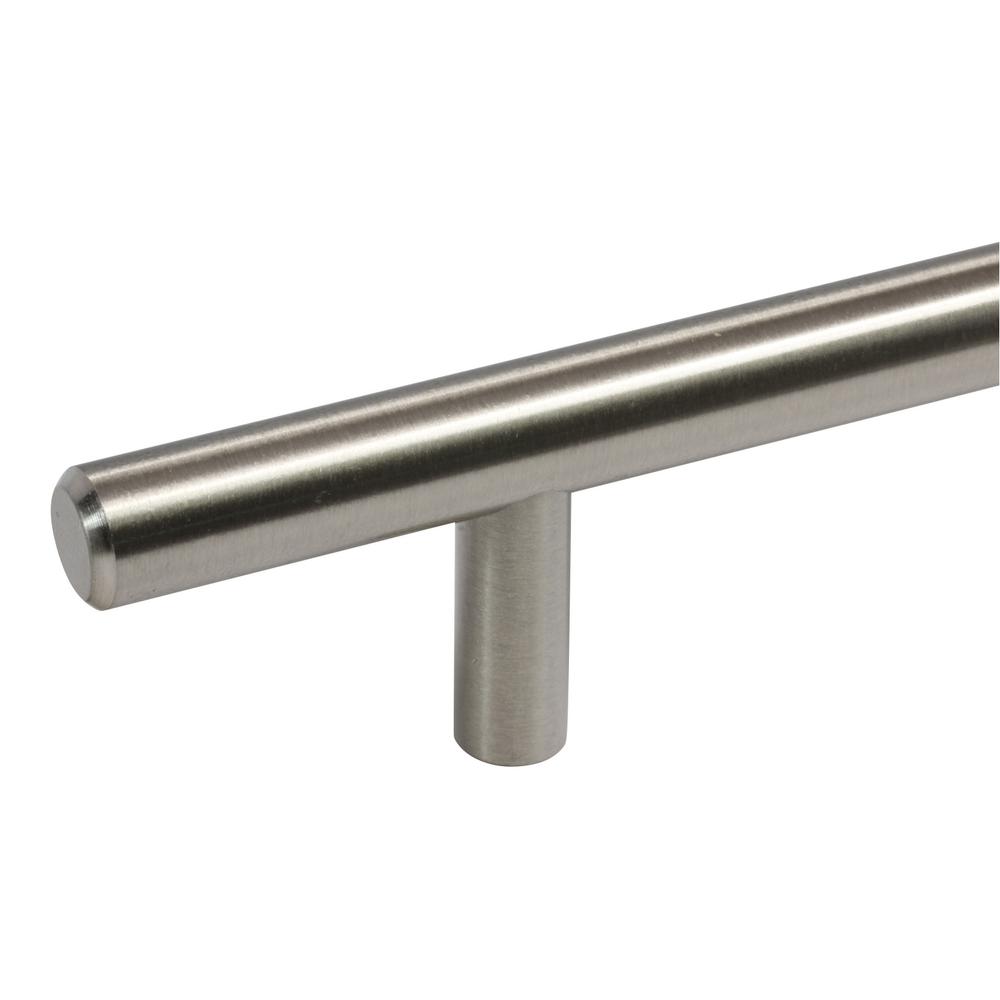 5 Rok 3/" Brushed Nickel Kitchen Cabinet Drawer T Bar Pull Handle Pull 6/" Length