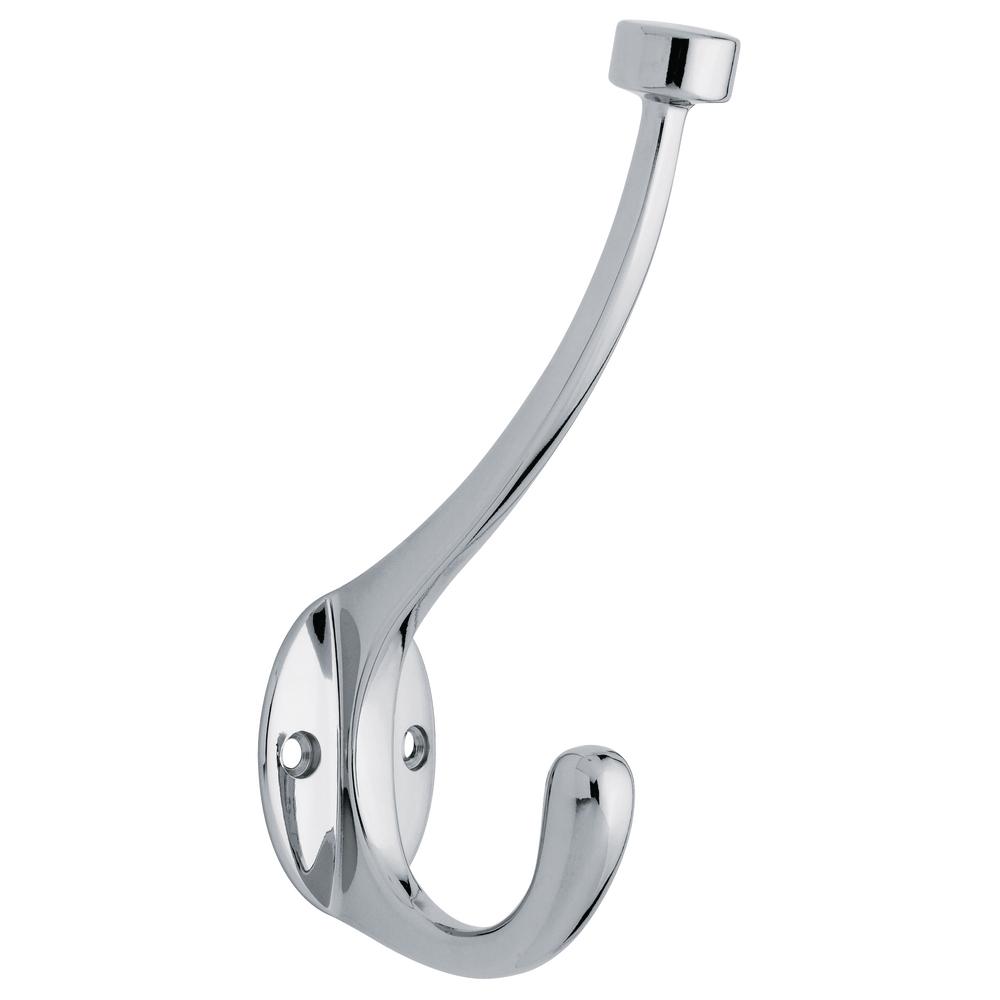 chrome coat hooks